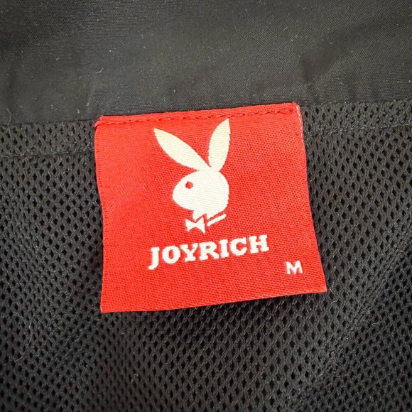 JOYRICH PLAY BOY COACH JACKET  - BLACK SIZE MEDIUM - Picture 10 of 12